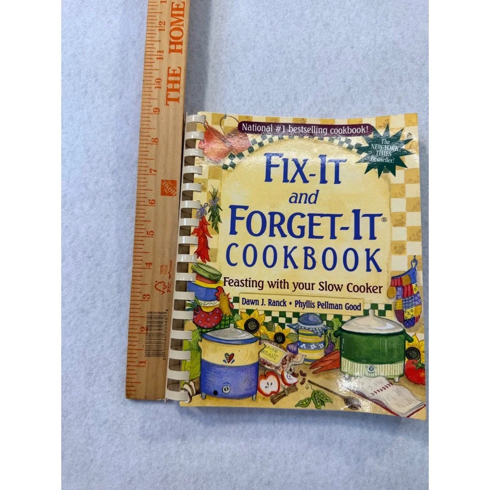 Fix-It and Forget-It Cookbook Slow Cooker Recipes Ranck Good Spiral Bound 2001
